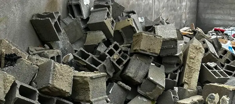 Évacuation et tri des déchets de chantier